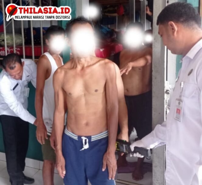 
					Mendekati Idul Fitri 1446 H, Lapas Pasir Pangaraian Sidak Blok Hunian.