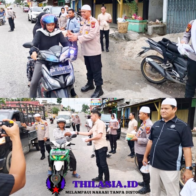 
					Polres Rokan Hulu Bersama BEM Universitas Rokania Bagikan Takjil, Wujud Sinergitas di Bulan Ramadhan.