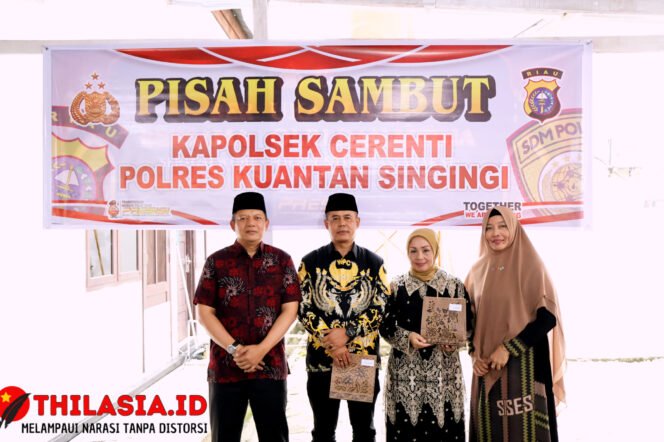 
					Kenal Pamit Kapolsek Cerenti, Polres Kuansing Perkuat Sinergi dan Kebersamaan.