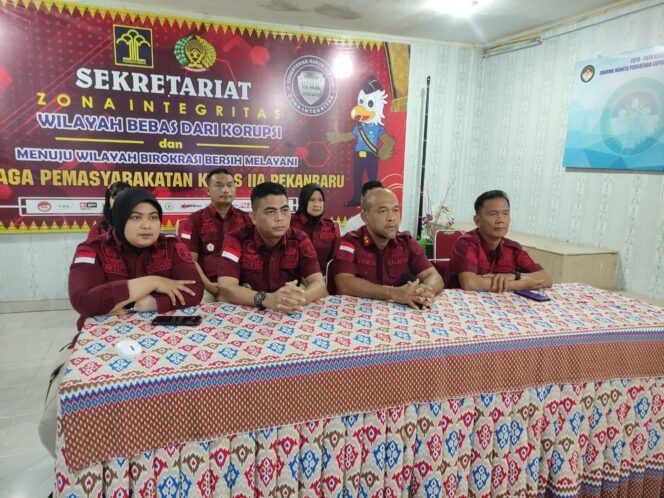 
					Semangat Baru Pasca Idul Fitri, Lapas Pekanbaru Ikuti Halal Bihalal Bersama Dirjenpas.