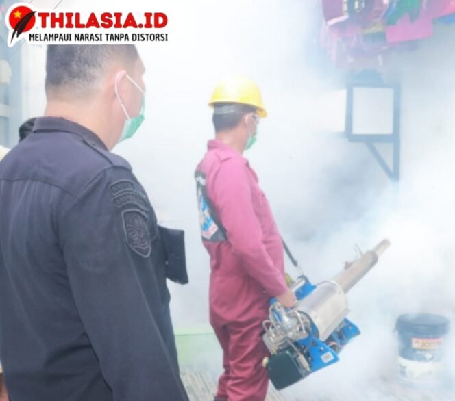 
					Antisipasi pencegahan DBD, Lapas Pasir Pengaraian Fogging Blok Hunian WBP.