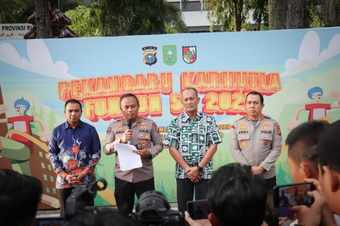 
					Kapolresta Pekanbaru Rilis Kegiatan “Pekanbaru Karhutla FunRun 5K 2025” 
