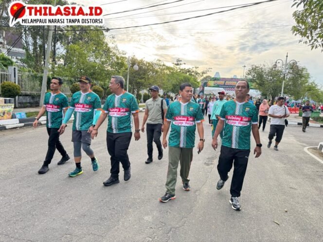 
					Berlangsung Meriah, Lapas Pasir Pangaraian Hadiri Karhutla Fun Run.