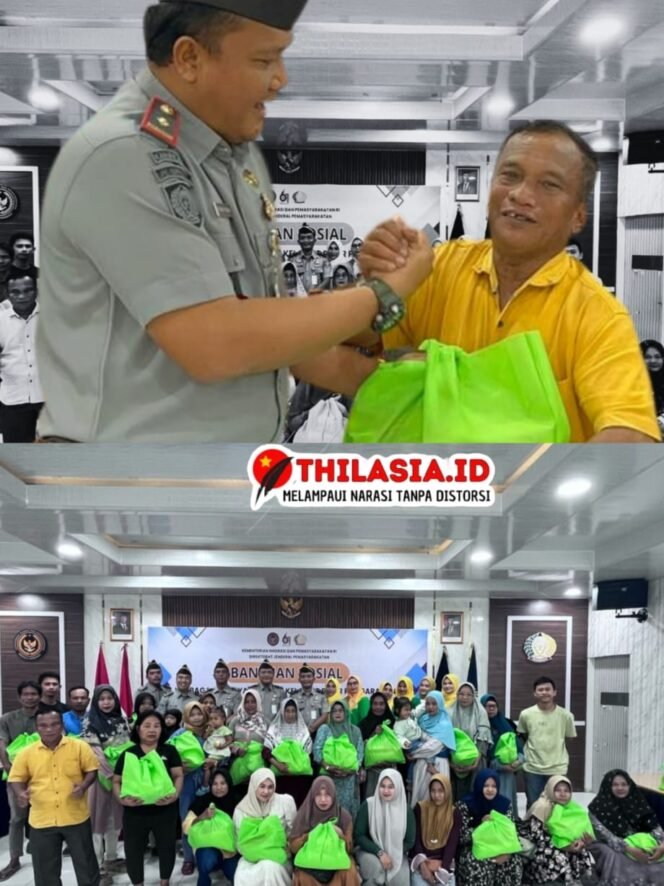 
					Peringati HBP ke-61, Lapas Pasir Pangaraian Beri Bantuan Sembako Kepada Keluarga WBP.
