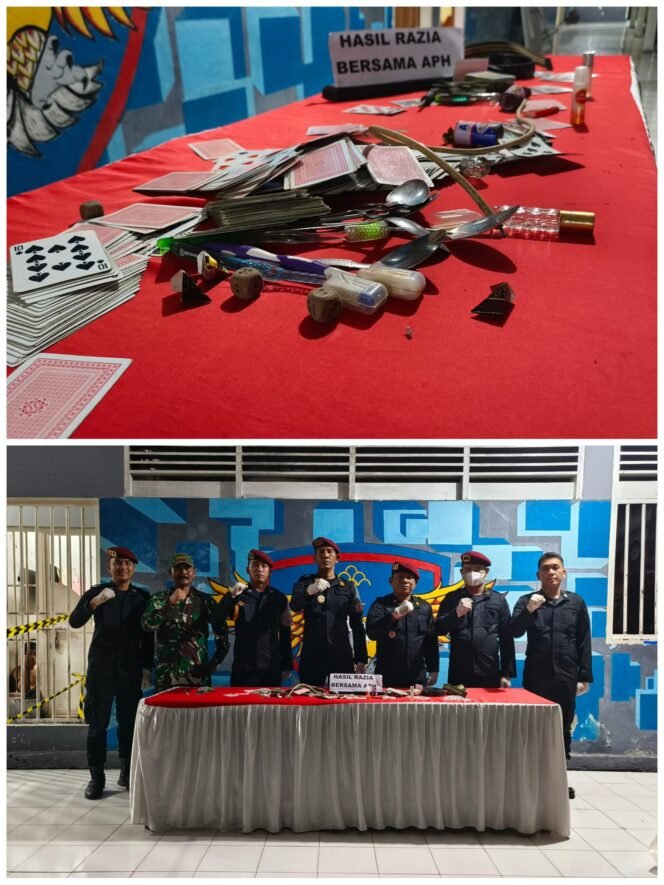 
					Lapas Selatpanjang Gelar Razia Serentak Blok Hunian Bersama APH, Tindak Lanjuti Arahan Kakanwil.