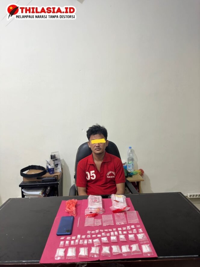 
					Di Bawah Komando AKBP Emil; Lagi – Lagi Ungkap Kasus Peredaran Narkoba, Sita 63,08 Gram Sabu Dari Tangan Tersangka.