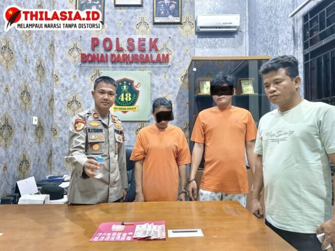 
					Polsek Bonai Darussalam: Pasangan Tanpa Ikatan Suami Istri Diamankan Bersama 14 Paket Sabu