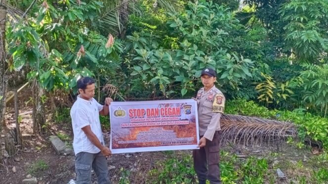 
					Polsek Hulu Kuantan Gencarkan Kegiatan Preemtif dan Preventif Antisipasi Karhutla di Desa Tanjung Medang