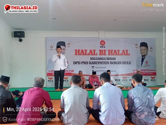 
					Keluarga Besar DPD PKS Rokan Hulu Gelar Halalbihalal, Hadirkan Tokoh dan Kader.