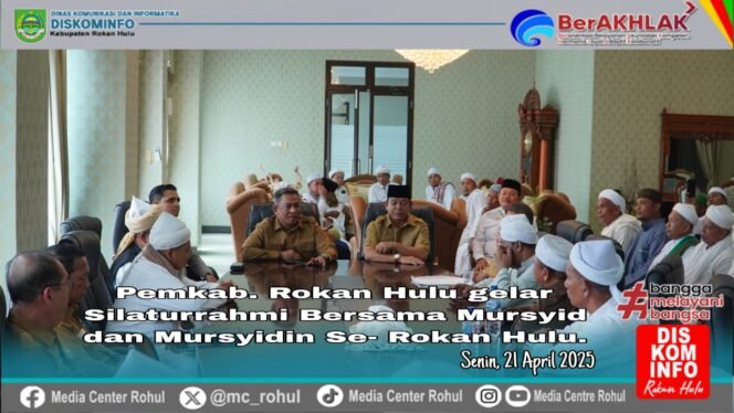 
					Pemkab Rohul Silaturahmi bersama Mursyid dan Mursyidin Surau Suluk Se-Rohul