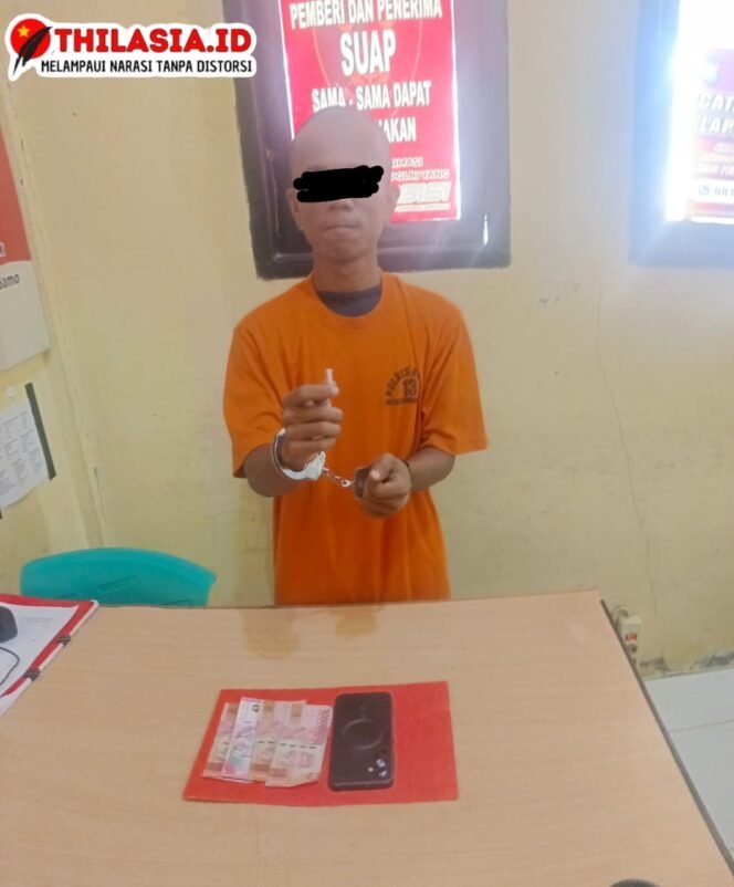 
					Gencar Brantas Narkotika, Polsek Rambah Samo Ciduk Seorang Pemuda Rambah Utama.