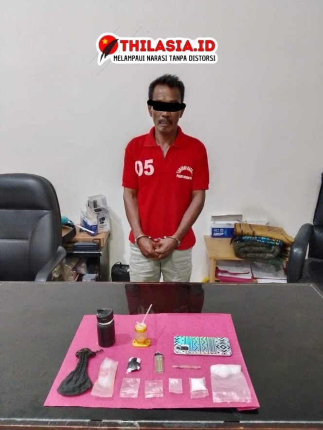 
					Polres Rokan Hulu Berhasil Ungkap Kasus Narkoba di Rokan IV Koto, Seorang Pria Pruh Baya Diamankan.