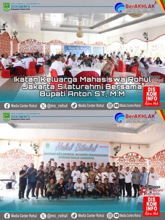 
					Ikatan Keluarga Mahasiswa Rohul Jakarta Silaturahmi Bersama Bupati Rohul Anton, S.T, M.M
