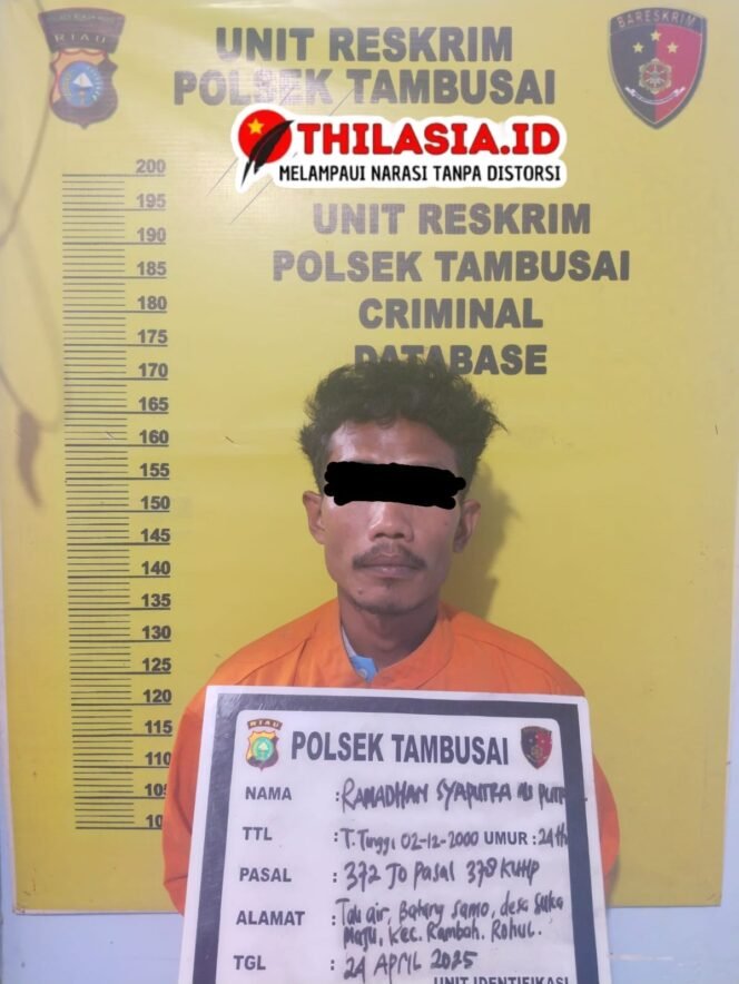 
					Gerak Cepat, Unit Reskrim Polsek Tambusai Ungkap Pelaku Penggelapan Sepeda Motor.