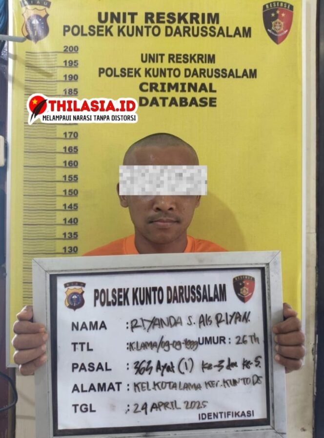 
					Dua Unit Sepeda Motor Warga Kunto Dicuri, Polsek Kunto Darussalam Tangkap Pelaku.