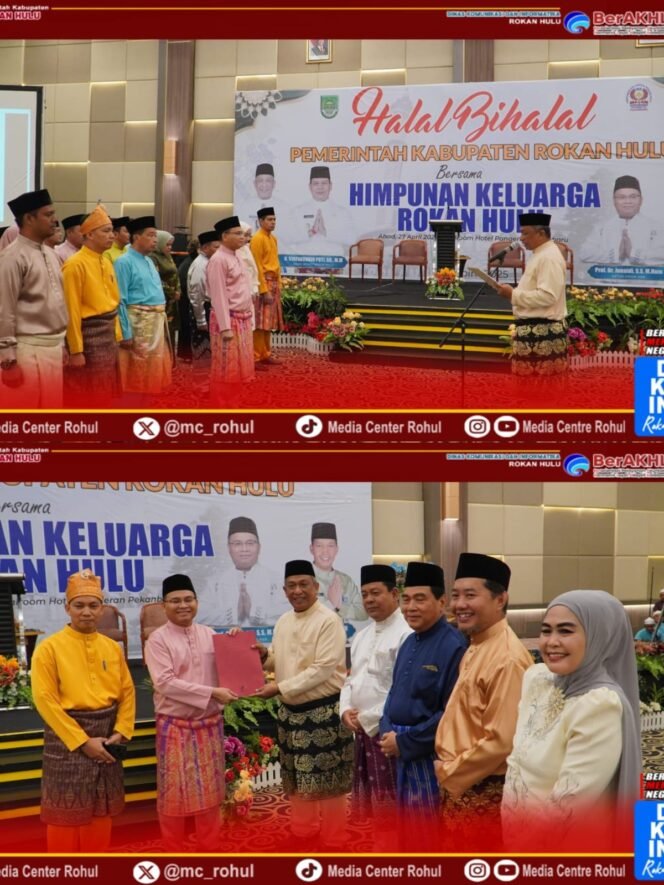 
					Halal Bihalal Pemkab Rokan Hulu dan HKR, Tokoh Rohul Titip Beberapa Usulan Kepada Bupati Anton.