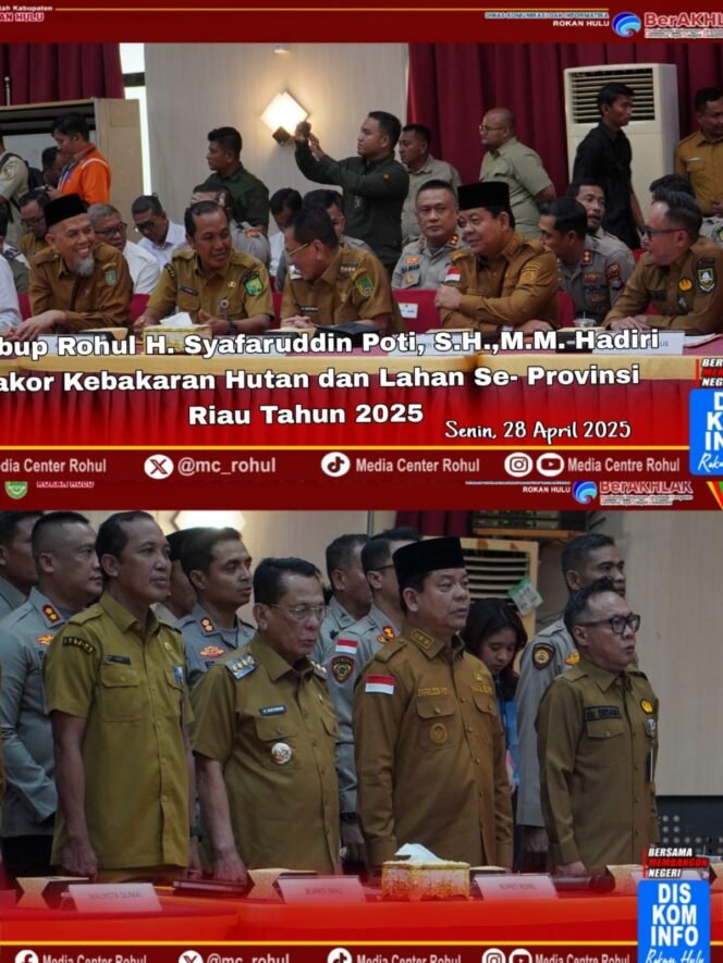 
					Rakor Karhutla Se-Provinsi Riau: Status Siaga Karhutla Ditetapkan, Semua Pihak Diminta Waspada.