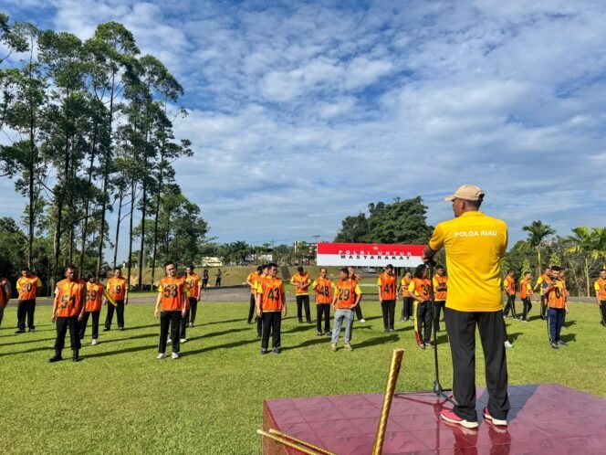 
					Polres Kuantan Singingi Laksanakan Kegiatan Kesamaptaan Jasmani Semester I Tahun 2025
