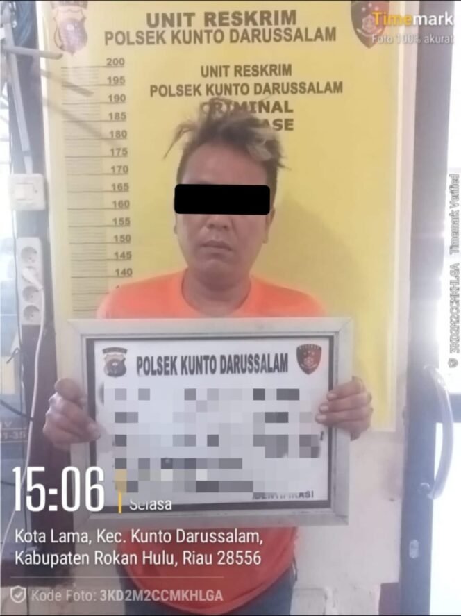 
					Polsek Kunto Darussalam Amankan Pelaku Tindak Pidana Pornografi.