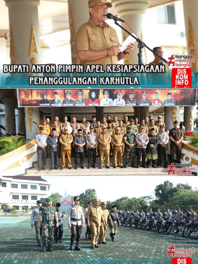
					Bupati Anton Pimpin Apel Kesiapsiagaan Penanggulangan Karhutla: Rohul Tetapkan Status Siaga Darurat Bencana Karhutla