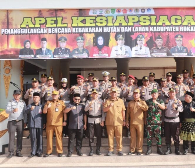 
					Lapas Pasir Pangaraian Hadiri Apel Kesiapsiagaan Bencana Karhutla di Kabupaten Rohul