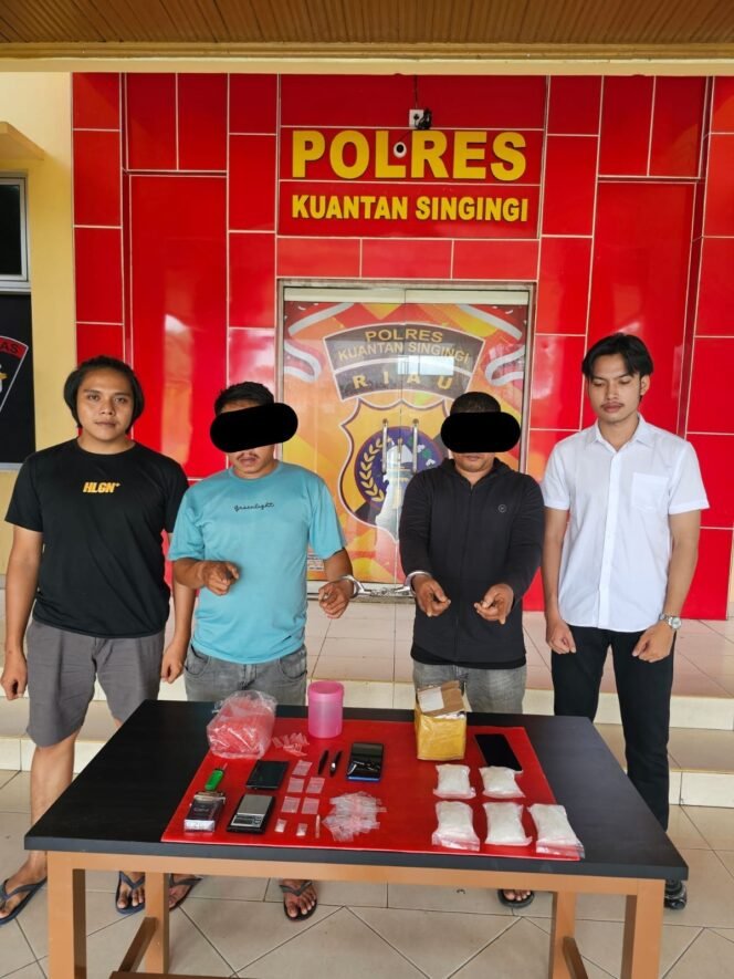 
					Tim Mata Elang Satres Narkoba Polres Kuansing Ungkap Dua Kasus Peredaran Narkotika Jenis Shabu
