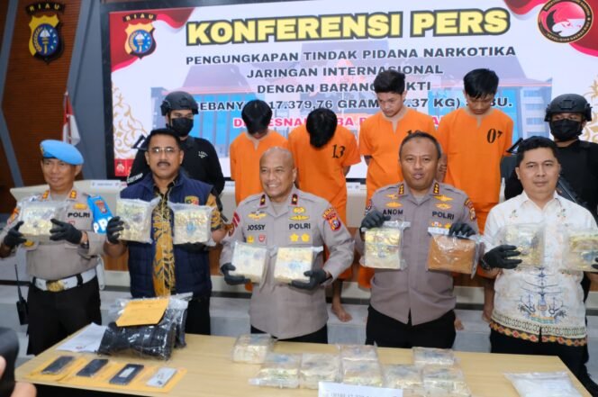 
					Polda Riau Ungkap Tindak Pidana Narkotika Jenis Sabu Jaringan Internasional