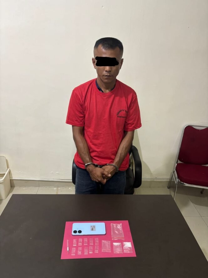 
					Ungkap Pelaku Tindak Pidana Narkotika di Bangun Purba, Polres Rohul Amankan 5,69 Sabu.