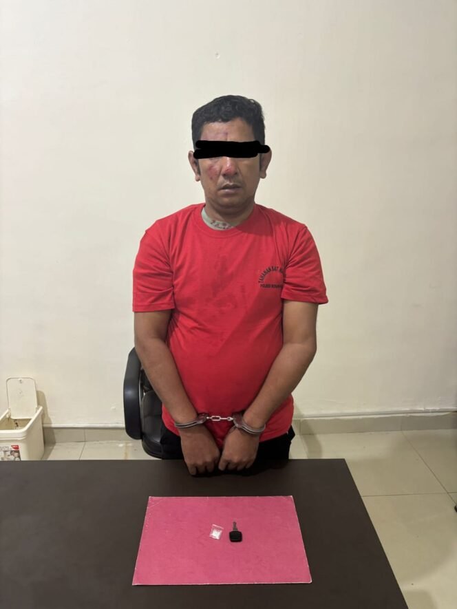 
					Residivis Narkoba Kembali Ditangkap, Polres Rohul Amankan Sabu 0,71 Gram.