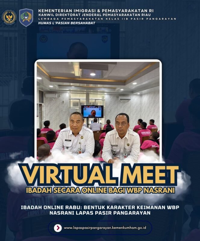 
					Di Balik Jeruji, Iman Tak Terkurung: Ibadah Online WBP Nasrani Tetap Khidmat.