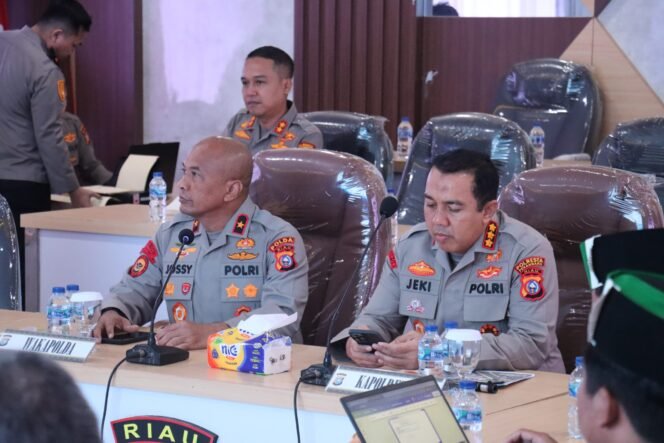 
					Polresta Pekanbaru Gelar Rapat Koordinasi Pengamanan Kongres HMI Ke-34 