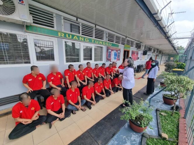 
					Tim Medis Lapas Kelas IIA Pekanbaru Gelar Penyuluhan dan Pemeriksaan VCT serta Viral Load bagi WBP Baru
