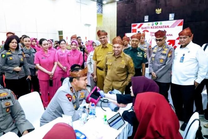 
					Gubernur Abdul Wahid Apresiasi Polda Riau atas Bakti Kesehatan Humanis Jelang Hari Bhayangkara ke-79
