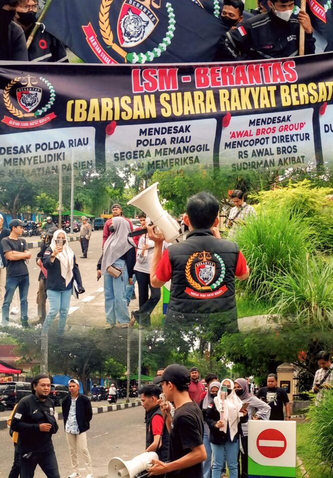 
					Nyawa Bukan Statistik: LSM BERANTAS Tagih Tanggung Jawab Direktur RS Awal Bros Sudirman
