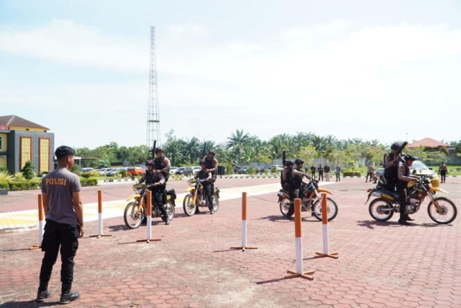 
					Siap Berantas Premanisme, Timraga Polres Rohul Gelar Latihan Peningkatan Kemampuan Antisipasi Premanisme.
