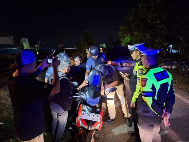 
					Giat Tim Raga Polres Bengkalis dalam rangka pemberantasan geng motor dan aksi premanisme