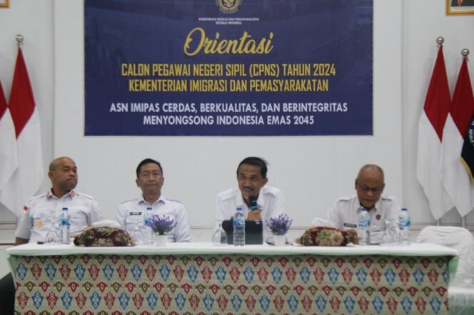 
					Modal Awal Melaksanakan Tugas, 146 Orang CPNS Ikuti Orientasi di Lingkungan Lapas Pekanbaru.