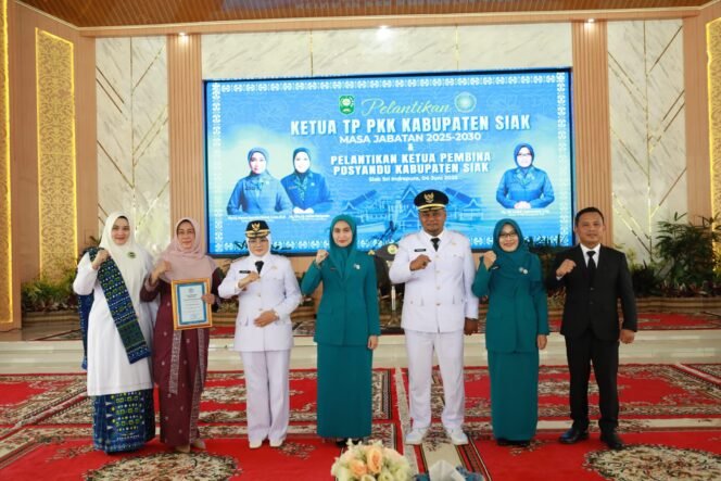 
					Istri Wakil Bupati Siak Dilantik Jadi Ketua PKK, Bawa Semangat Perempuan Pendiri Siak.
