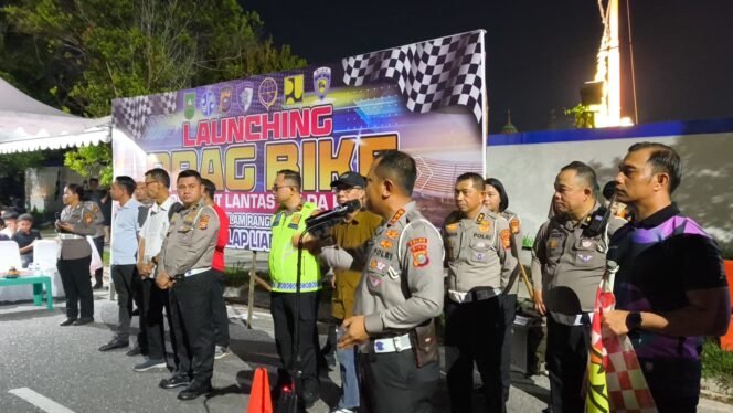
					Garcep! Polda Riau Hadirkan Sirkuit Drag Bike 200 Meter, Akhiri Aksi Balap Liar.
