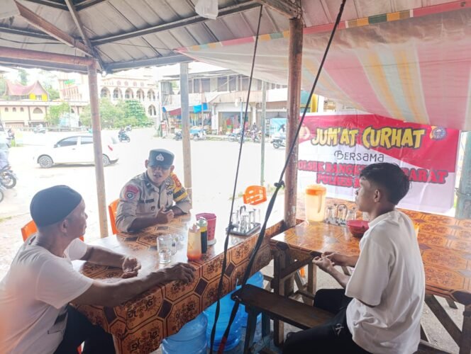 
					Bhabinkamtibmas Bangkinang Barat Serap Aspirasi Warga Kuok, Narkoba Jadi Sorotan Utama.
