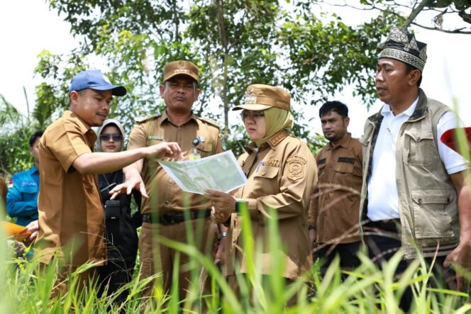 
					Optimalkan Aset Pemkab, Bupati Siak Tinjau Lahan di Bungaraya.