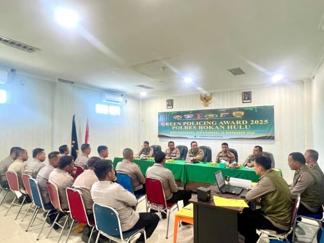 
					Polres Rohul Dinilai Tim Polda Riau dalam Green Policing Award 2025