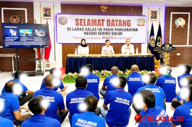 
					Seminar Self Efficacy di Lapas Pasir Pangarayan, Dorong Warga Binaan Percaya Diri Jalani Perubahan.