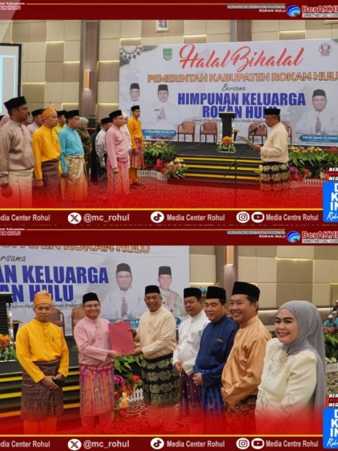 
					Halal Bihalal Pemkab Rokan Hulu dan HKR, Tokoh Rohul Titip Beberapa Usulan Kepada Bupati Anton.