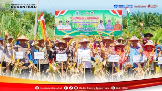 
					Dukung Program Ketahanan Pangan Nasional, Wabup Syafaruddin Poti Hadiri Kegiatan Panen Jagung BUMDes Maju Bersama Desa Kepenuhan Hilir.