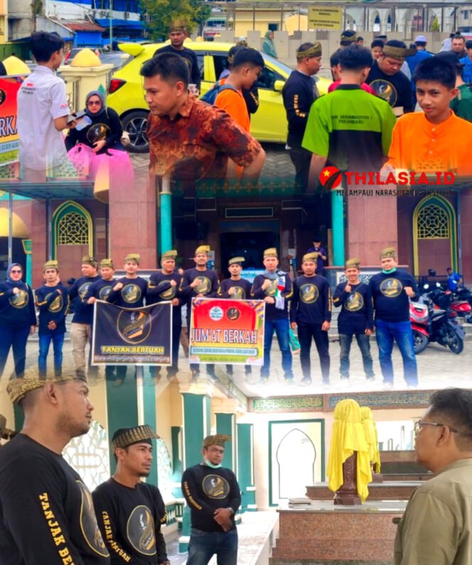 
					Berbagi dan Mengenang, Tanjak Bertuah dan Pondok Gurih Alas Daun Hidupkan Nilai Kebaikan di Kota Bertuah.
