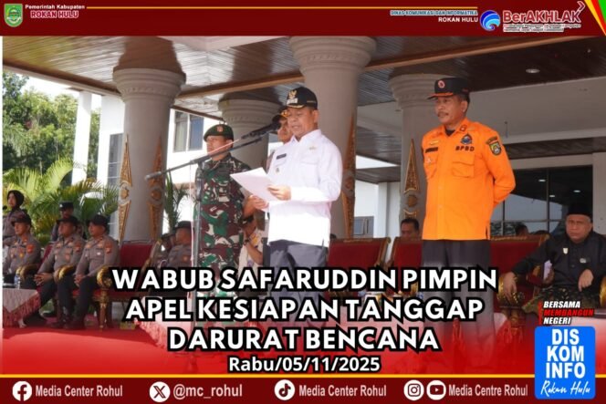 
					Wabup Syafaruddin pimpin apel kesiapan Tanggap Darurat Bencana
