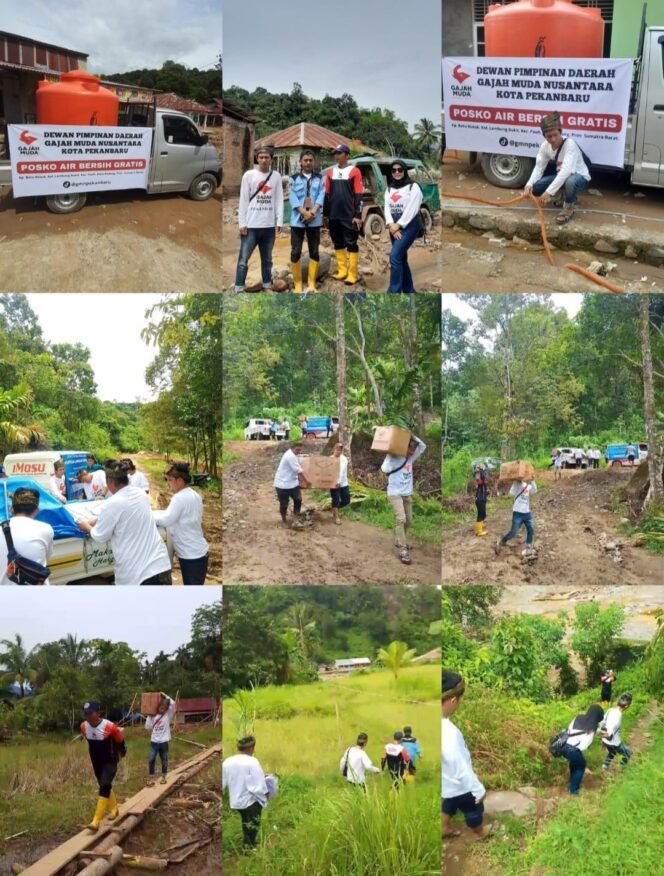 
					Gajah Muda Nusantara (GMN) Kota Pekanbaru Salurkan Bantuan Logistik dan Bangun Posko Air Bersih Gratis di Batu Busuk Padang