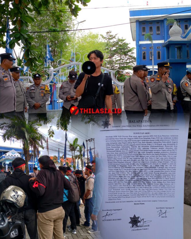 
					BALAPATISIA Gelar Aksi ke-6, Desak PAN Nonaktifkan Roni Pasla Terkait Kasus Videotron