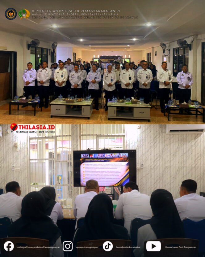 
					Perkuat Komitmen Pemasyarakatan, Kalapas Pasir Pangarayan Hadiri Refleksi Akhir Tahun 2025 Kanwil Ditjenpas Riau